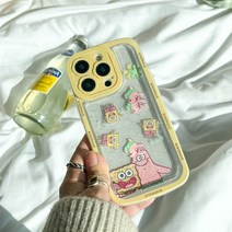 자영이꺼 반짝이 스폰지밥 글리터 케이스