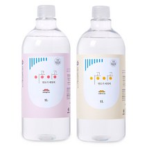 이공이공 면도기 세정액 1L + 1L 묶음 면도날 세척 관리용품, 후레쉬플라워, + 스위트자스민