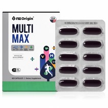 엔젯오리진 멀티맥스 종합비타민 오메가3 63g, 3개, 60캡슐