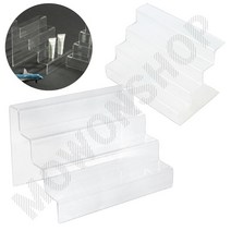 계단식 아크릴 전시대 진열대 거치대 받침대 받침 경사 계단형 20CM ㄷ자거치대