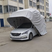 이동식 천막 간이 주차장 개인 차고지 창고 전원주택, 6.1m그레이