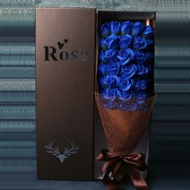 1주년 선물 200일 꽃선물 100일 여자친구 깜짝 고백 꽃다발, 33송이rose블루