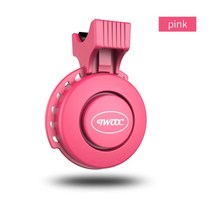 자전거 도난방지 경보기 오토바이 잠금장치 스마트 센서 자물쇠 경보 보안 경보 시스템, 핑크 벨