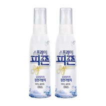 피죤 리치퍼퓸 스프레이 섬유탈취제 아이스플라워향 본품, 80ml, 2개