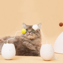 댕냥친구 스마트에그 고양이 자동 장난감, 핑크