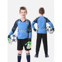 어린이 훈련 골키퍼 학생 어른 키즈 축구 유니폼 세트, 110 오렌지색 반바지 슈트