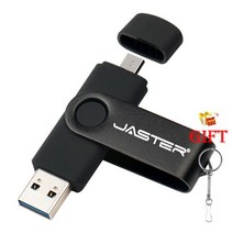 JASTER-USB 2.0 스마트 폰 안드로이드 OTG USB 플래시 드라이브 펜 메모리 스틱 4GB 8GB 16GB 32GB, 02 Black_02 8GB