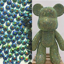당일발송 브릭베어 23cm 보석십자수 키트 핸드메이드 베어브릭, 6.AB 다크그린 23cm