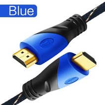 FSU HDMI 호환 케이블 금도금 연결 메쉬 TV 컴퓨터 용 vidio 디지털 1m3m5m, 블루 나일론 메쉬, 협력사, 1m