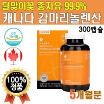 식약처인증 감마리놀렌산 5개월분 300캡슐x1통 캐나다 직수입 달맞이꽃종자유기름 씨앗 오일 가격 감마니롤렌산 감마리놀산 감마놀렌산 감마레놀산 감마리놀레산 감미리놀렌산