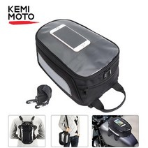 바이크탱크백 사이드백 오토바이 탱크 가방 마그네틱 전화 홀더 저장 BMW R1200GS f800gs에 대 한 야마하 M, 01 Black