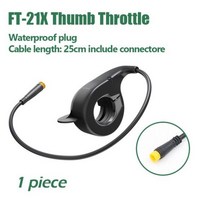 전기 자전거 엄지 스로틀 방수 플러그 포함 200mm 케이블 길이 속도 제어 사이클링 가스 핸들 가속 그립 Ebike, w 썸 스로틀, 협력사