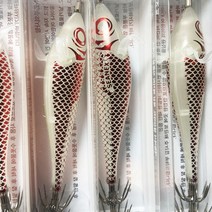 씨넥스 매끄니에기 네츄럴 레이저 12종 국산 수평 쭈꾸미 갑오징어 낚시, M14_레이저 레드
