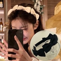 엘코 러블리 리본 포인트 헤어밴드 머리띠