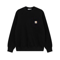 Carhartt 칼하트 남녀공용 포켓 심플로고 스웨트셔츠 5컬러 S-XL 맨투맨티셔츠
