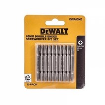 디월트 도금비트날 DWA00003(6.35x65) 10PCS(5098532), 단품