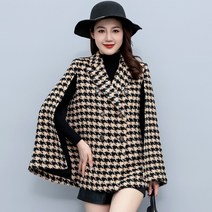 FANSYLI 여성 망토 코트 가을 겨울 패션 모직 트렌치코트 11호 10A23