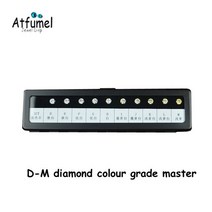 휴대용 색도계 고정밀 색차 비교 색차계 측색기 측정기 diamond zirconia size reference contrast carat weight diameter cut, 지 블랙