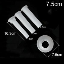 소시지 살라미 소시지 용 5 미터 식품 등급 케이싱 소시지 메이커 기계 용 와이드 50mm 쉘 핫도그 플라스틱 케이싱 먹을 수없는 케이싱 와플, 7.5cm 베이스 튜브