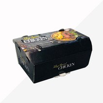 팩스타 블랙쉐프 대 100매 치킨박스 배달박스 치킨포장, 1개