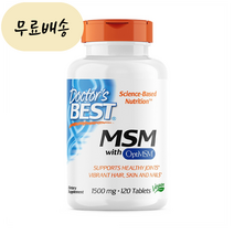 닥터스베스트 미국정품 MSM 1500mg 120정, 1개, 120개