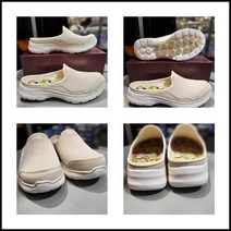 스케쳐스 여성 고워크6 뮬 에어쿨 고가 매트 쿠션감 좋고 착용감 좋은 뮬 사무실 슬리퍼 여름 샌들 발편한 신발 NC강서