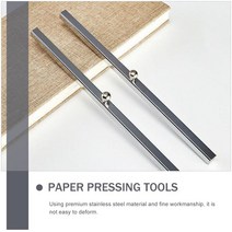 서예문진 쇠문진 유리문진 책 문진 누르개 2pcs 서예 서예 훈련 종이 누르기 도구, 없음