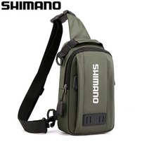 낚시가방 새로운 shimano 남자 싱글 어깨 낚시 가방 방수 레저 멀티 멋진 사냥꾼, 기타, 02