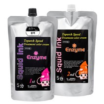 토파 5분 스퀴드 헤어컬러 500g, 블랙, 1개