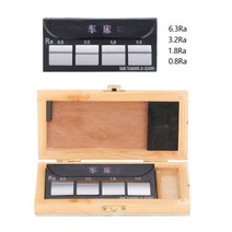라돈측정기 XCAN 표면 거칠기 비교기 표준 세트 CNC 선반 측정 도구 Ra 0.025-6.3, [01] A Set