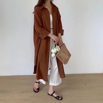 Sevalo 빅사이즈 셔츠 롱 원피스+덧신 선물