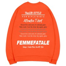 벤힛 팜므파탈 세미 오버핏 특양면 맨투맨