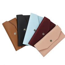 올곧음 용돈지갑 설날 명절 가죽 돈 봉투 고급스러운 상품권 선물지갑 새배돈 세배돈봉투, 민트