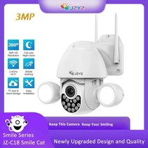 자전거블랙박스 미니캠 jzyz 3mp ptz 투광 조명 카메라 ai 휴머노이드 추적, 3mp 알렉사 64g 카드, EU 플러그