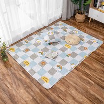 애견 강아지 매트 미끄럼 방지 고양이 사계절 순면 패드, C타입100x80cm