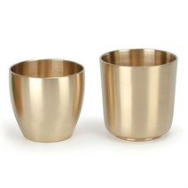 방짜 유기 물컵 물잔 술잔 찻잔 머그잔 머그컵 대 1P, M대 7.5x7.6