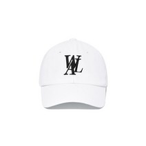 WOOALONG Signature Logo ball cap - WHITE