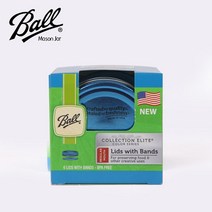 Mallow_쇼핑_볼 메이슨 블루 레귤러 뚜껑 밴드 6p세트 와이드 유리자 밀폐자 볼자 드리킹자 유리병 유리컵@8688@!^^, #현명한구매#