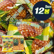 미성패밀리 오키오파인애플구미 80g 12입 /벌크/젤리/간식, 1IJS_오키오파인애플구미 80g 12입