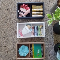 [방산소년단] 틴2구 플라워 투명슬리브 용돈상자 50개, 크라프트