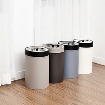 [오륜산업] 해피앤크린 휴지통 모던 푸시통 [10L], 브라운