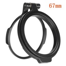 UURig-RFS ND 필터 퀵 릴리즈 DSLR 카메라 액세서리 위치 브라켓 58 67 72 77 82mm 렌즈 어댑터 플립 미포함 알루미늄 nd필터 마운트, 67 mm