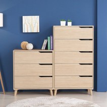 리빙인도무스 스칸디나비아 모네 3단 서랍장, 단품