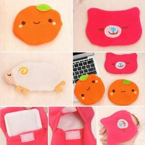 핫팩 손난로 캐릭터 핫팩주머니 핫팩케이스 안전한 핫팩사용, 핫팩주머니진핑크