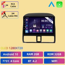 카플레이 카플레이모니터 Multimedia 9 Inch Single Din Touch Screen Car Radio Android Auto Carplay, 7731 2세대 32세대
