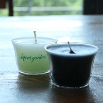 라피릿가든 천연 쑥&숯 티라이트 양초