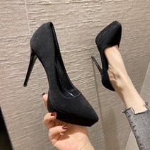 무대용 킬힐 구두 블랙 12cm 킬힐 ol 스테이지 런닝 스틸레토 -108375