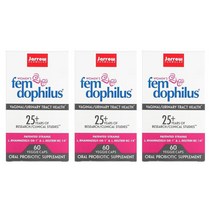 자로우 펨 도피러스 여성 유산균 50억 60캡슐 3개 세트