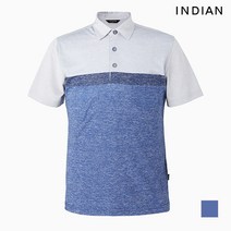 인디안 INDIAN 여름 가슴배색 포인트 카라티셔츠_MITASWM4506