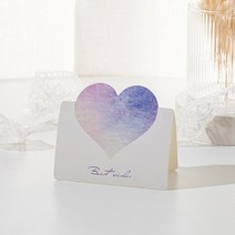 청첩장 바른손카드 LBSISI 생활 20pcs 심장 모양의 인사말 카드 발렌타인 데이 선물 결혼식 초대장 낭만적, 20 Style 18